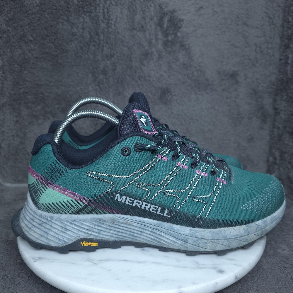 Merrell Moab Flight Shoes Womens Size 9.5 Green Trail Running Sneakers J066814